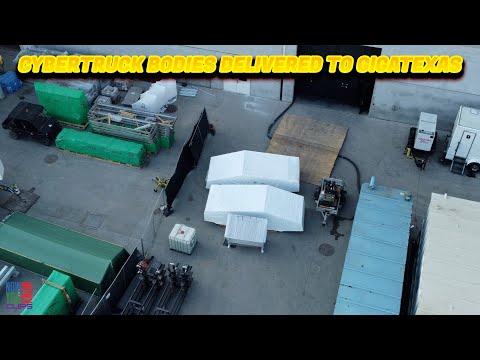 Cybertruck Bodies Delivered to GigaTexas | TTN Clips