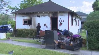 Neighbor shoots man who was stabbing woman after setting her house on fire