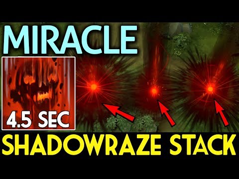 SHADOWRAZE STACK 4.5 SEC CD | IMBA Shadow Fiend by Miracle- Dota 2 7.07