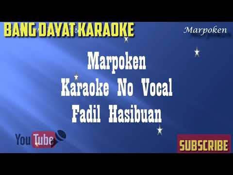 MARPOKEN Fadil Hasibuan karaoke no vokal KEYBOARD