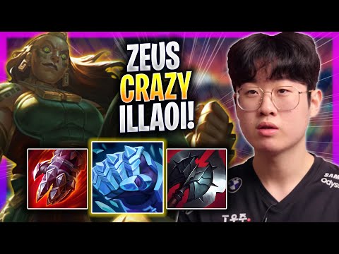 ZEUS CRAZY GAME WITH ILLAOI! - T1 Zeus Plays Illaoi TOP vs Ornn! | Season 2023