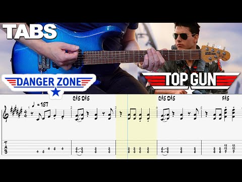 Kenny Loggins - Danger Zone Top Gun | Guitar cover WITH TABS |