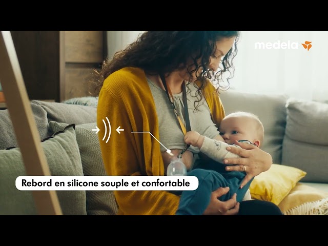Video teaser for Le NOUVEAU recueil-lait en silicone de Medela