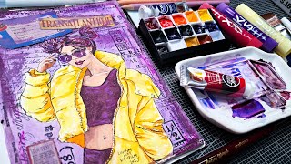 How I create Watercolor & Mixed Media Paintings-Must Try Techniques!