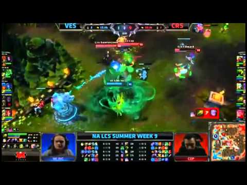 VES VS Curse Edward Sona Highlights   NA LCS W9D2 Summer 2013 MUST SEE
