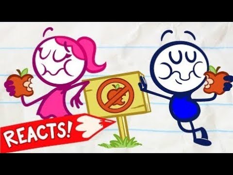 Pencilmate REACTS - Pencilmate and The Forbidden Fruit!