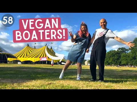 We moored our narrowboat at Vegan Camp Out 2022 - 58