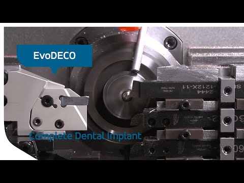 Tornos EvoDECO 16 - Complete Dental Implant
