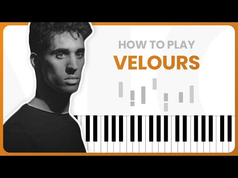 How To Play Velours By Anomalie On Piano - Piano Tutorial (Part 1)
