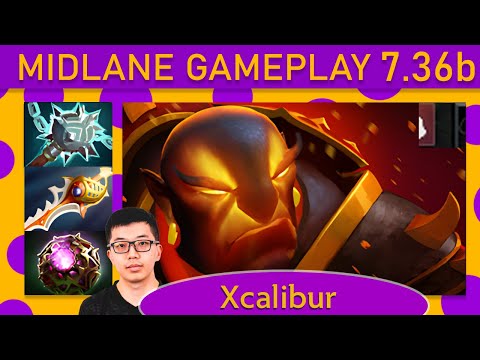 ✨ New Patch 7.36b! Xcalibur Ember Spirit |14/2/11 - 78%| Mid Gameplay - Dota 2 Top MMR