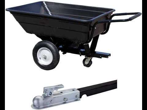 Garden farm best ATV dump tractor utility trailer |ATV Anhaenger|Heavy Duty ATV Utility Poly  Cart