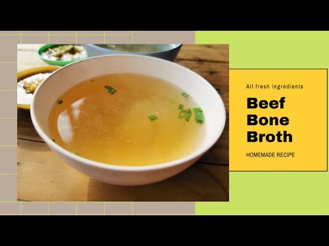 Beef bone broth - homemade stalk
