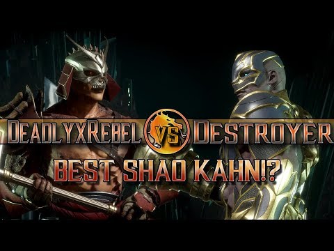 Mortal Kombat 11: Destroyer vs DeadlyxRebel (BEST SHAO KAHN!?)