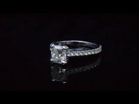 2.69 Ct. Cushion Cut Diamond Ring G,VVS2 EGL 14K WG-22490