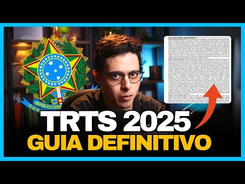 COMO ESTUDAR PARA CONCURSOS DE TRTs em 2025 l GUIA DEFINITIVO