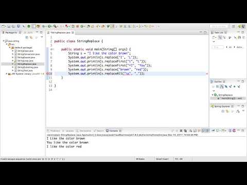 Java String Replacing Characters
