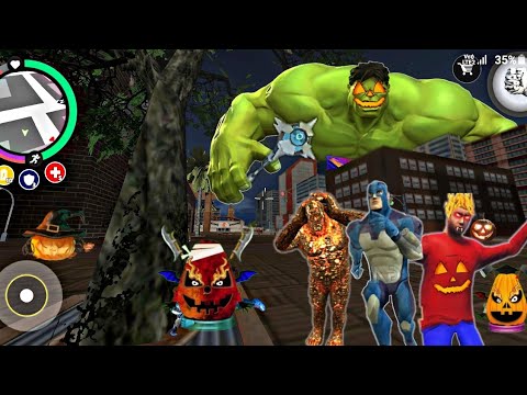 Helloween Update In Vice Town | New Update 6.5 Rope Hero | Rope Hero Vice Town