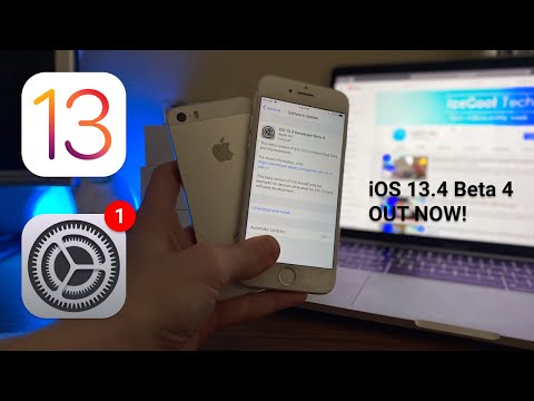 iOS 13.4 Developer Beta 4 OUT NOW!!
