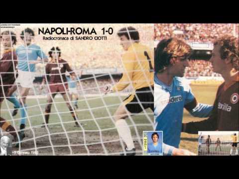 Napoli-Roma 1-0 (January 3, 1982) Radio commentary by Sandro Ciotti (All the football news minute...