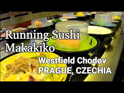 Running Sushi Makakiko in Westfield Chodov, Prague. #4