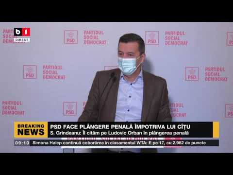 STIRI B1 ORA 9.00 CU STEFAN PASCUTA - PSD, JOC DUBLU LA MOTIUNEA DE CENZURA?