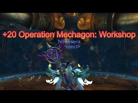 +20 Operation Mechagon: Workshop TWW M+ Season 2 | Disc Priest PoV (with commentary!)