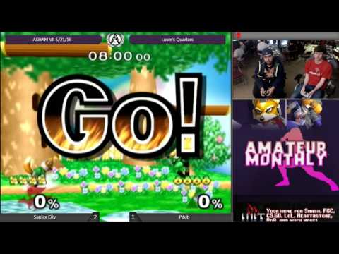 Suplex City (Fox) vs Pdub (Sheik) - ASHAM VII Melee Loser's Quarters