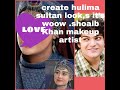 Halima sultan look,s recreate shoaib Khan makeup artist .it's really wow and amazing transfer#shorts