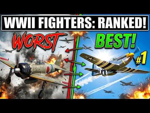Every Major WWII Fighter Aircraft Ranked From Worst To Best