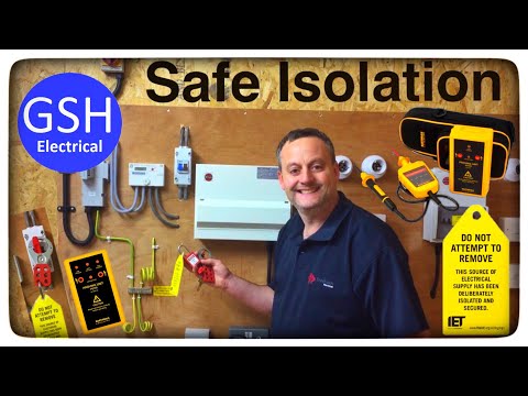 How to Carryout Safe Isolation of a Consumer Unit (Single Phase 230 Volt Supply) AM2 or AM2S Video