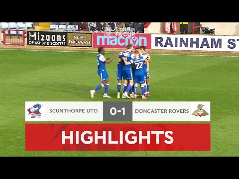 Own Goal Sends The Rovers Through | Scunthorpe 0-1 Doncaster | Emirates FA Cup 2021-22