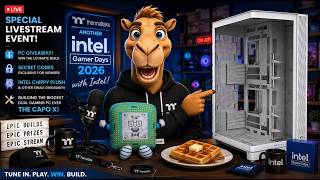 Intel Gamers Days 2026🧇Power UP and Play🧇CAPO X Dual PC Build🧇PC Giveaway | Weekly Waffle Giveaways!