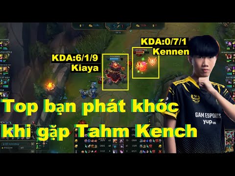 Top Bạn Phát Khóc Khi Gặp Tahm Kench Đi Top Của Kiaya/Thách Đấu Việt