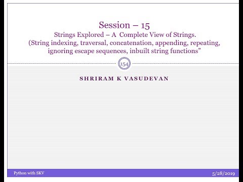 Session 15 Python String Operations Complete Analysis