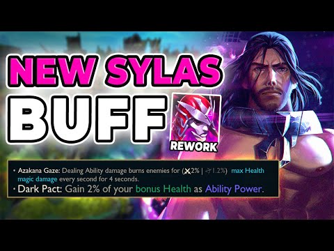 THIS Is A Huge SYLAS BUFF!! *DEMONIC EMBRACE REWORK* - League of Legends