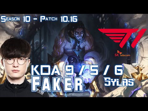 T1 Faker SYLAS vs AATROX Mid - Patch 10.16 KR Ranked