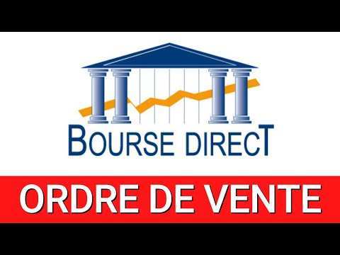 🚀 Passer un ORDRE DE VENTE chez BOURSE DIRECT