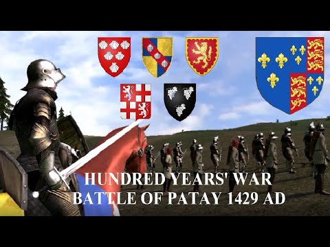 Battle of Patay 1429 AD - Joan of Arc and the Siege of Orleans - Hundred Years' War