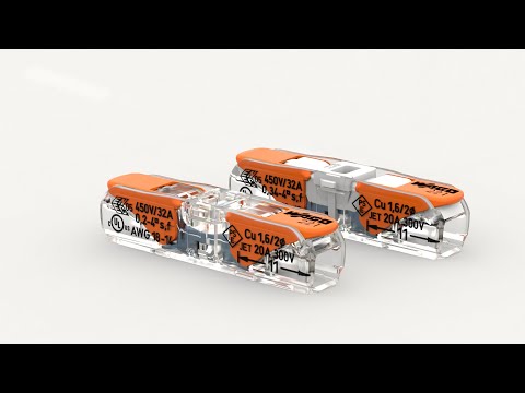Durchgangsverbinder mit Hebel – Produktvideo – WAGO Serie 221