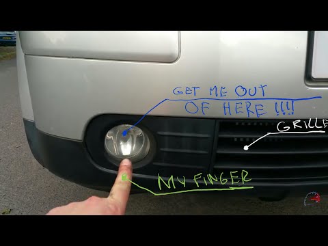 Remove fog light Audi A2 1.4 tdi