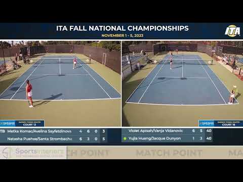 No. 8 seed- Women's Tennis knocks off BYU to advance to round of 16