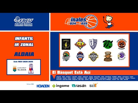 FINALES Infantil Femenino 1ª Zonal18:00 CB Escolapias - Teika UPB Gandia