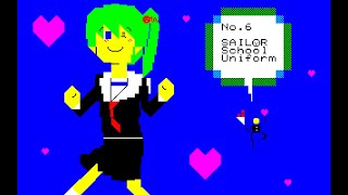 Sharp MZ-700 Text Mode Art Demo 4