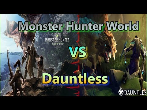 Dauntless VS Monster Hunter World Vergleich&Unterschiede