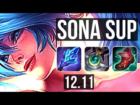 SONA & Draven vs GALIO & Trist (SUP) | 2/0/12, 1.1M mastery, 300+ games | NA Grandmaster | 12.11