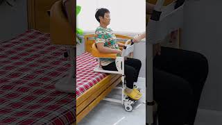 ✨ Product Link in the Comments! ✨Elderly Patient Transfer Lift Handicapped Wheelchair.