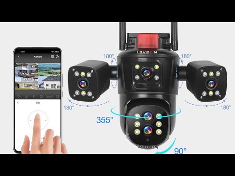 20mp 8k PTZ cctv home security cameras Security Camera, 10X Zoom, WiFi Surveillance camera