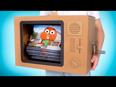 DIY INCROYABLE - Création D'Une Télé À Partir De Carton