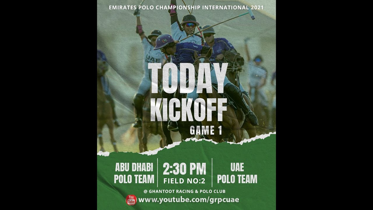 Game 01 (Abu Dhabi Polo Vs UAE Polo) -Part 1