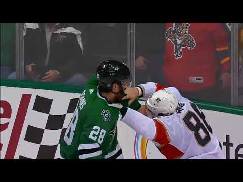 Dallas Stars Vs Florida Panthers | 6 fights 138 penalty minutes | 23 Jan 2018
